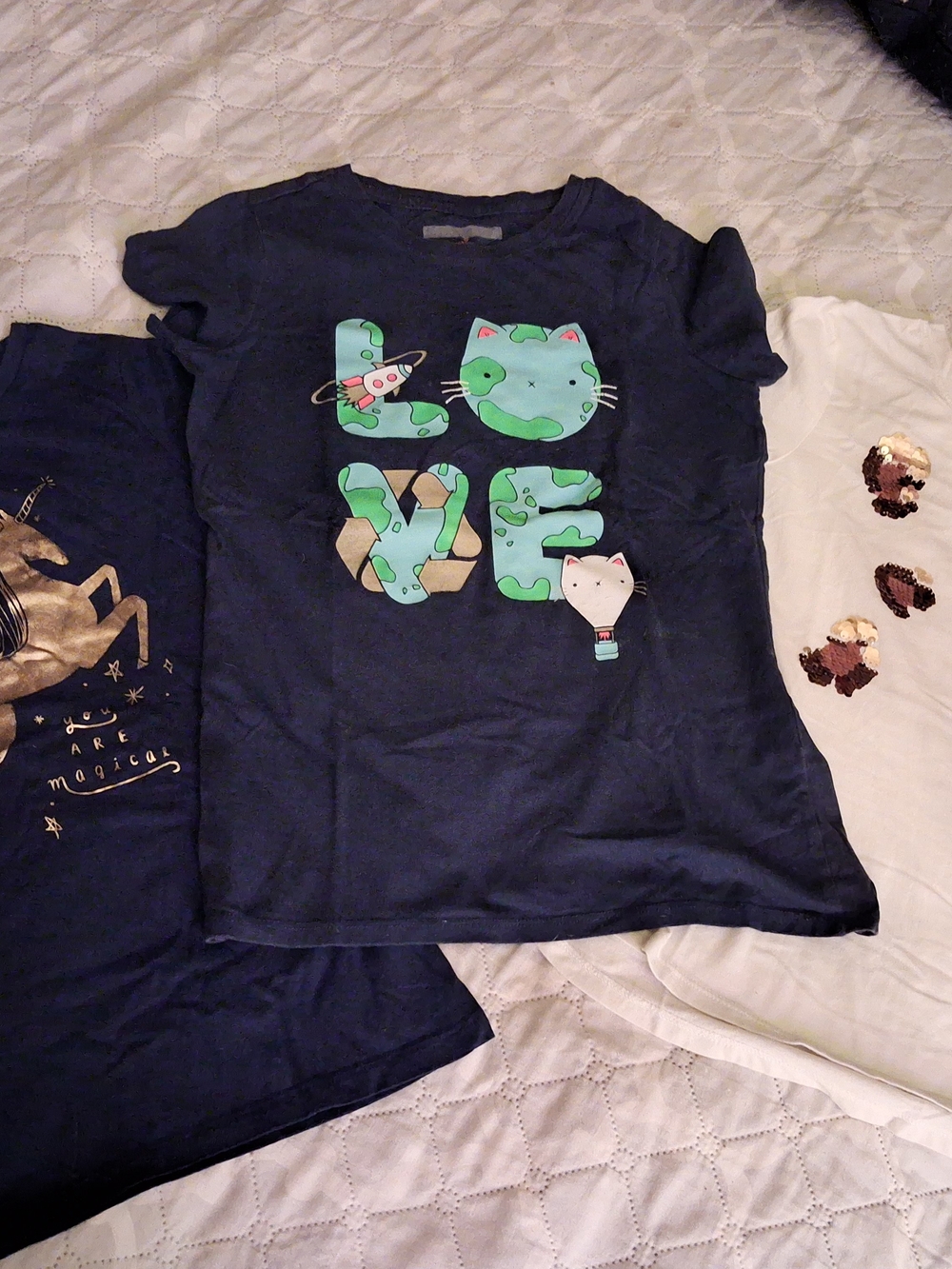 Girls T-shirt Bundle Size 10/12